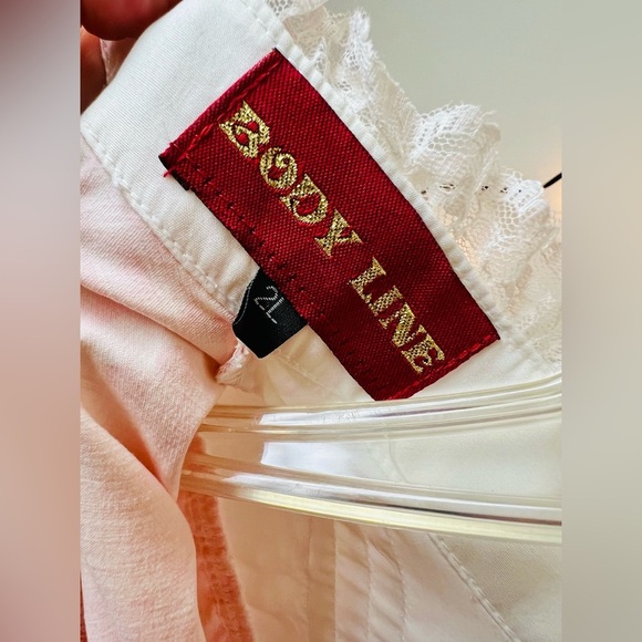 Bodyline Sweet Lolita Pink Floral OP Dress 2L Harajuku J-Fashion Kawaii 2011 New - Picture 12 of 14